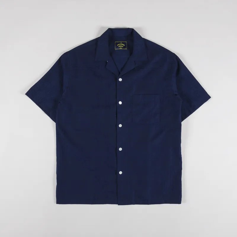 Portuguese Flannel Classic Paisley Shirt Navy