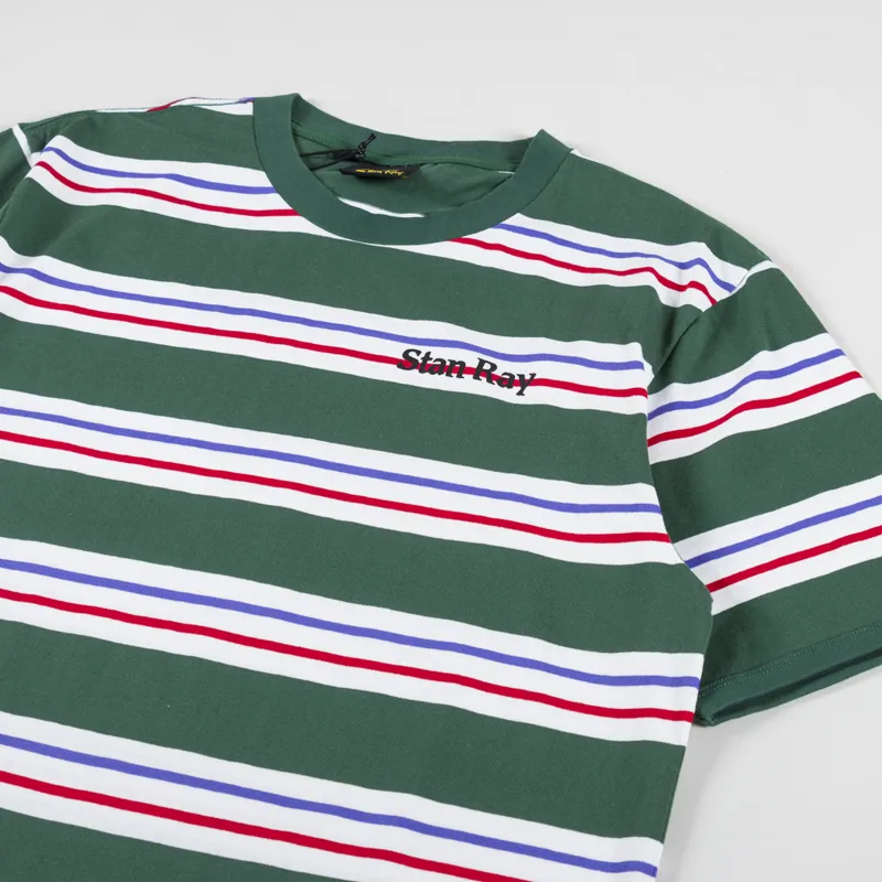 Stan Ray Ringer T Shirt Racing Green-1