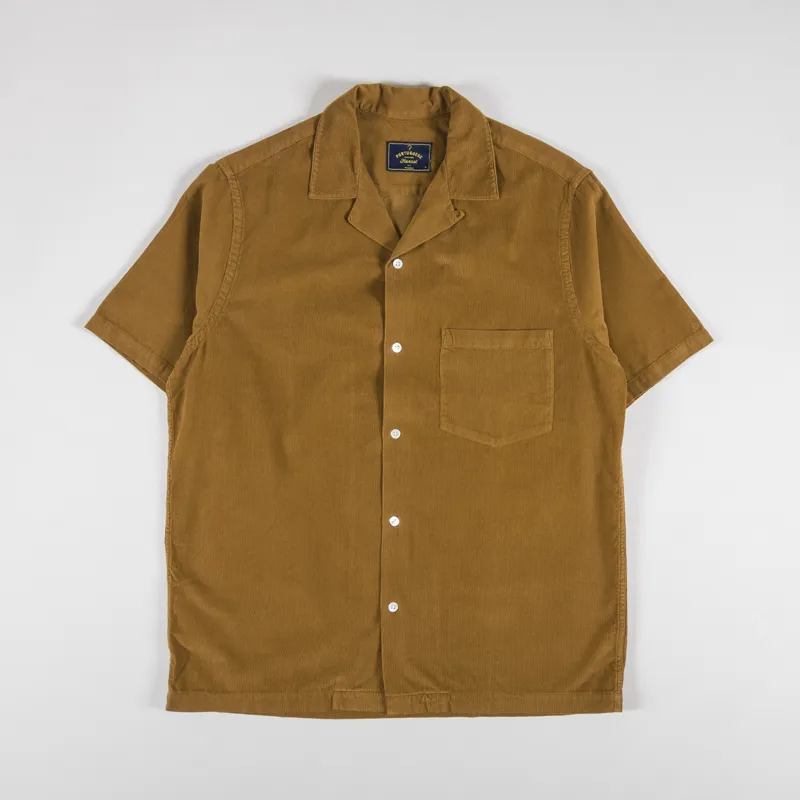 Portuguese Flannel Cord Camp Collar Shirt Prairie