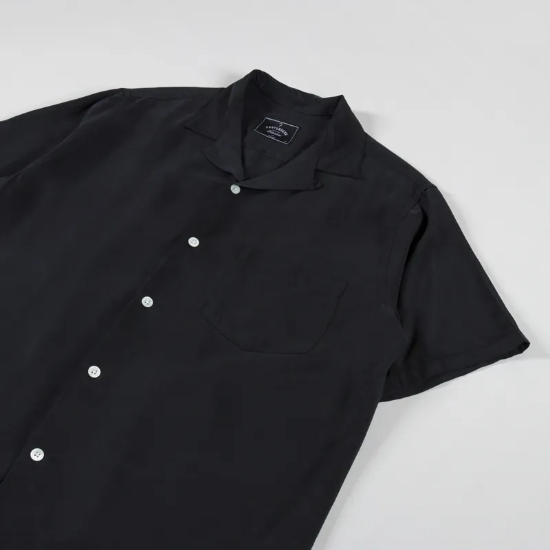 Portuguese Flannel Dogtown Shirt Black-1