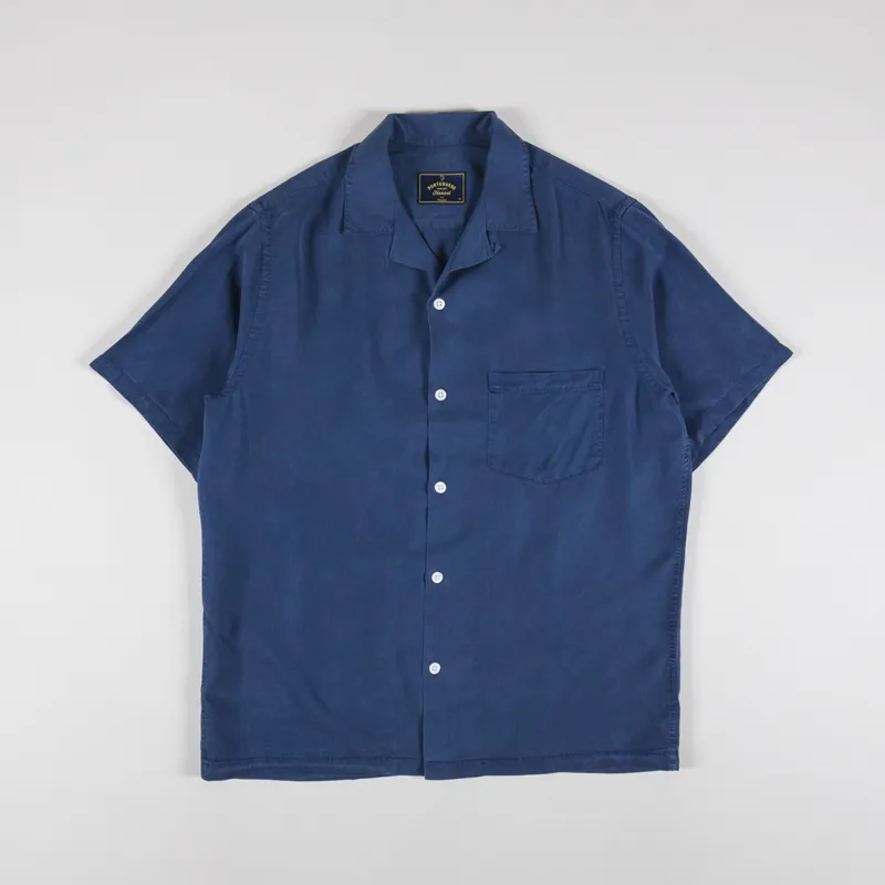 Portuguese Flannel Dogtown Shirt Blue