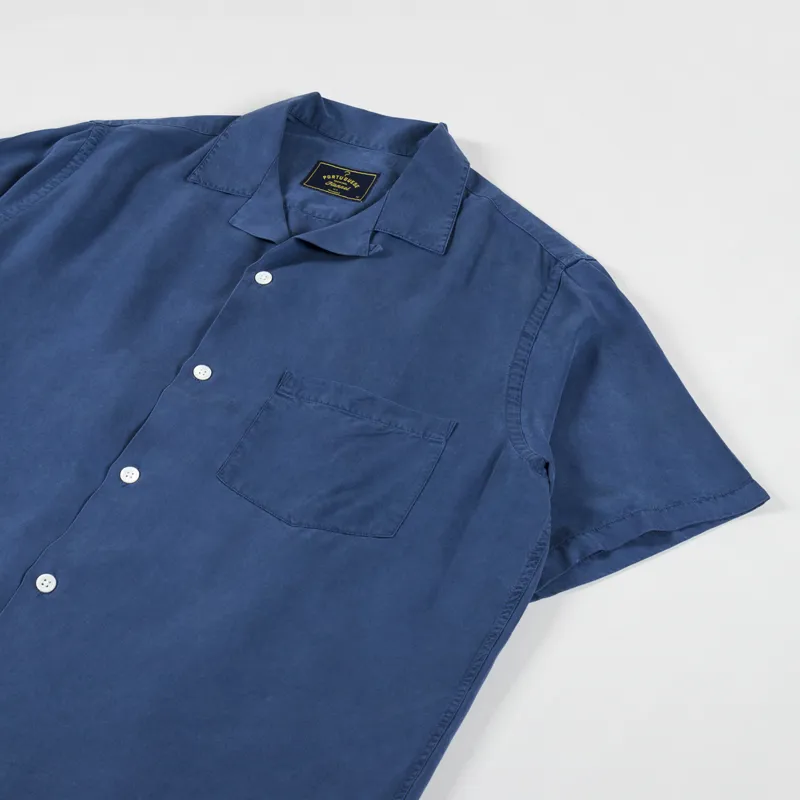 Portuguese Flannel Dogtown Shirt Blue-1