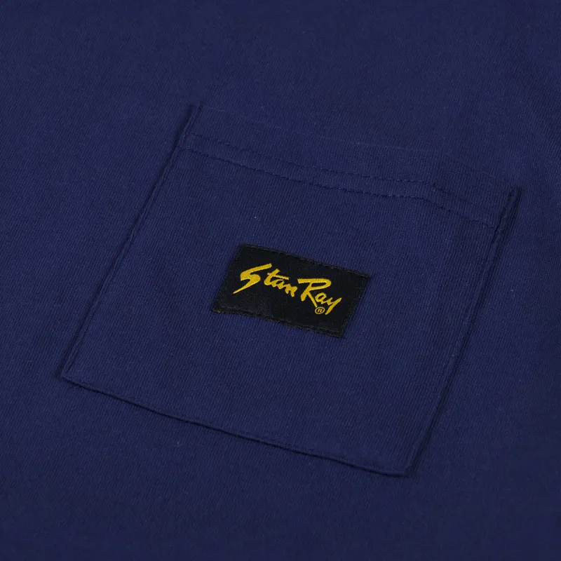 Stan Ray Patch Pocket T Shirt Navy-2