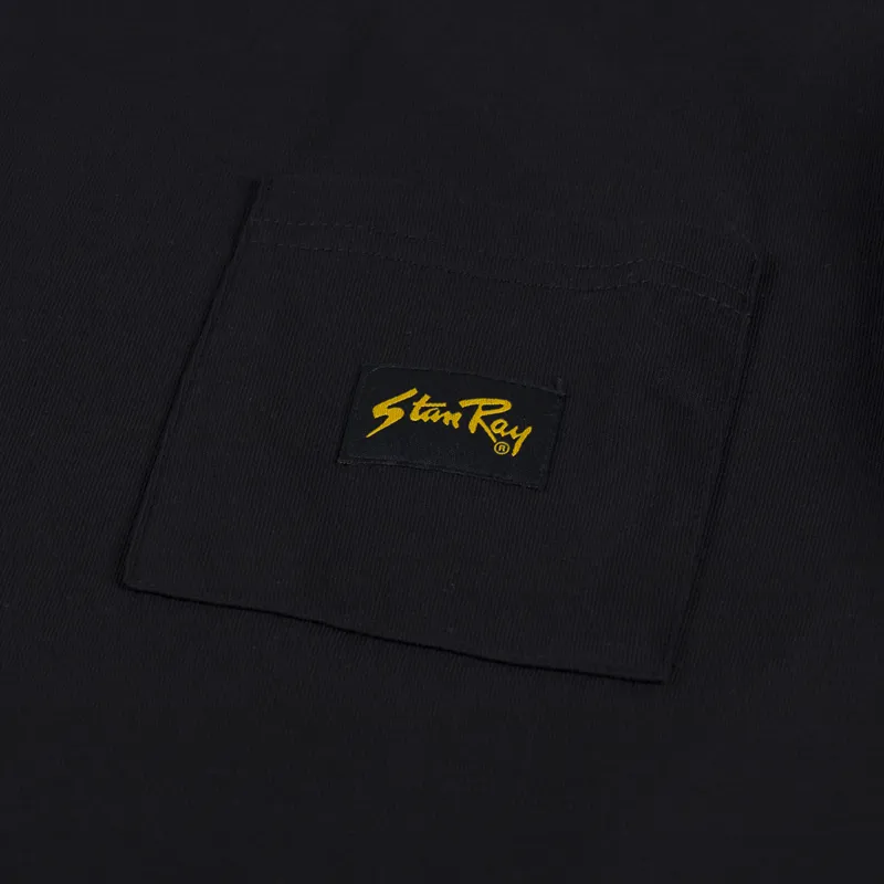 Stan Ray Patch Pocket T Shirt Black-2
