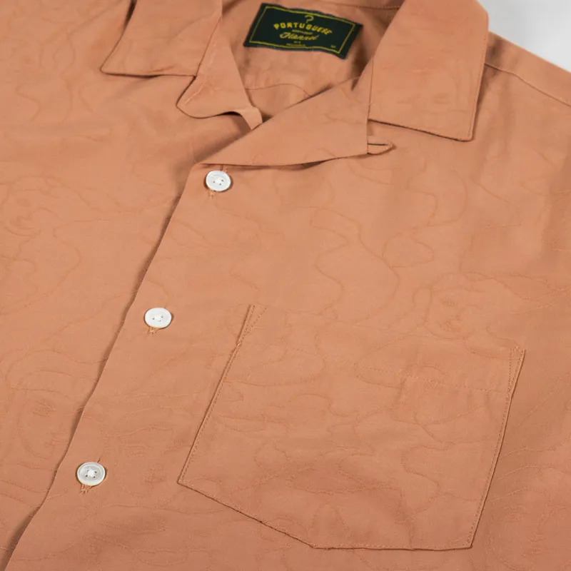 Portuguese Flannel Face Shirt Brick-2