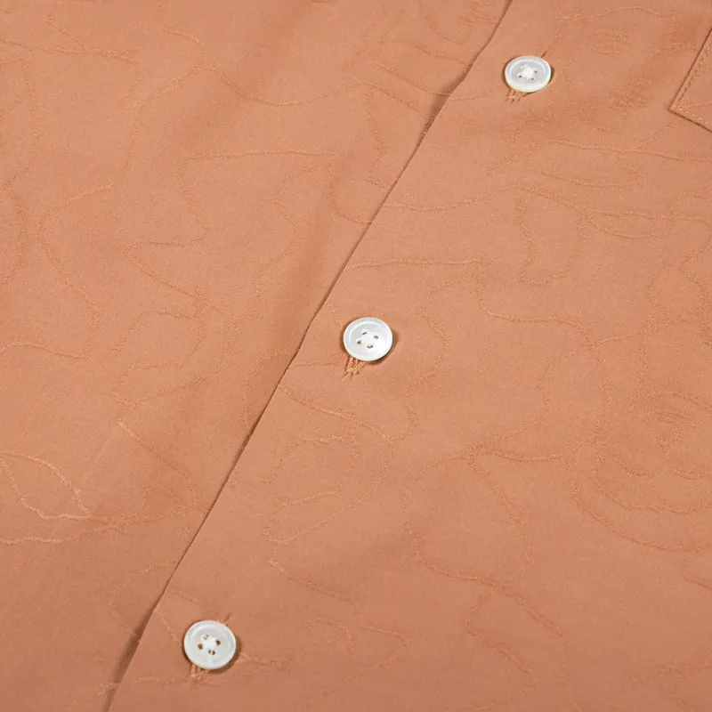 Portuguese Flannel Face Shirt Brick-3