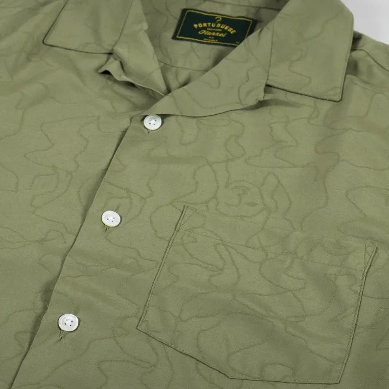 Portuguese Flannel Face Shirt Green-2