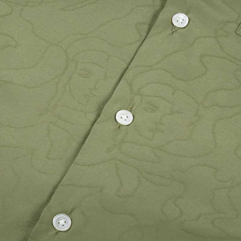 Portuguese Flannel Face Shirt Green-3