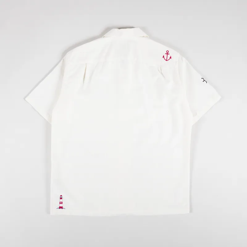 Portuguese Flannel Nautical Shirt White-1