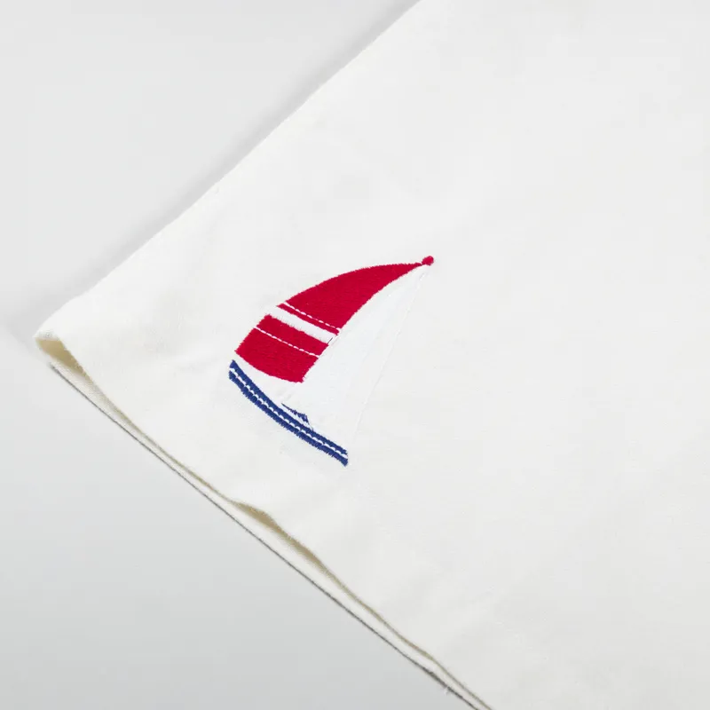 Portuguese Flannel Nautical Shirt White-6