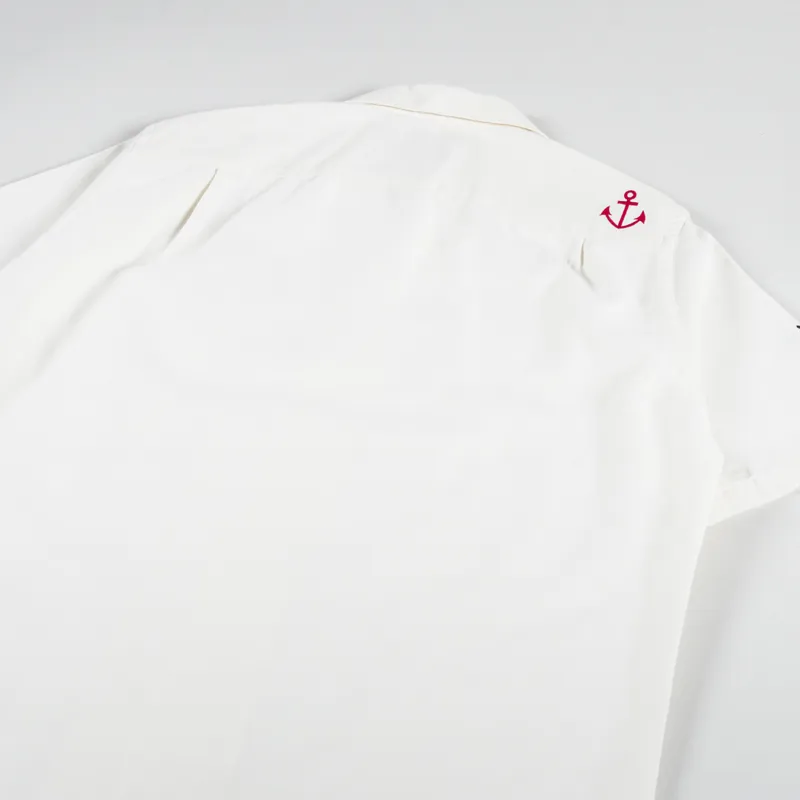 Portuguese Flannel Nautical Shirt White-3