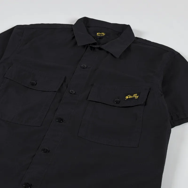 Stan Ray CPO Shirt Black Ripstop-1