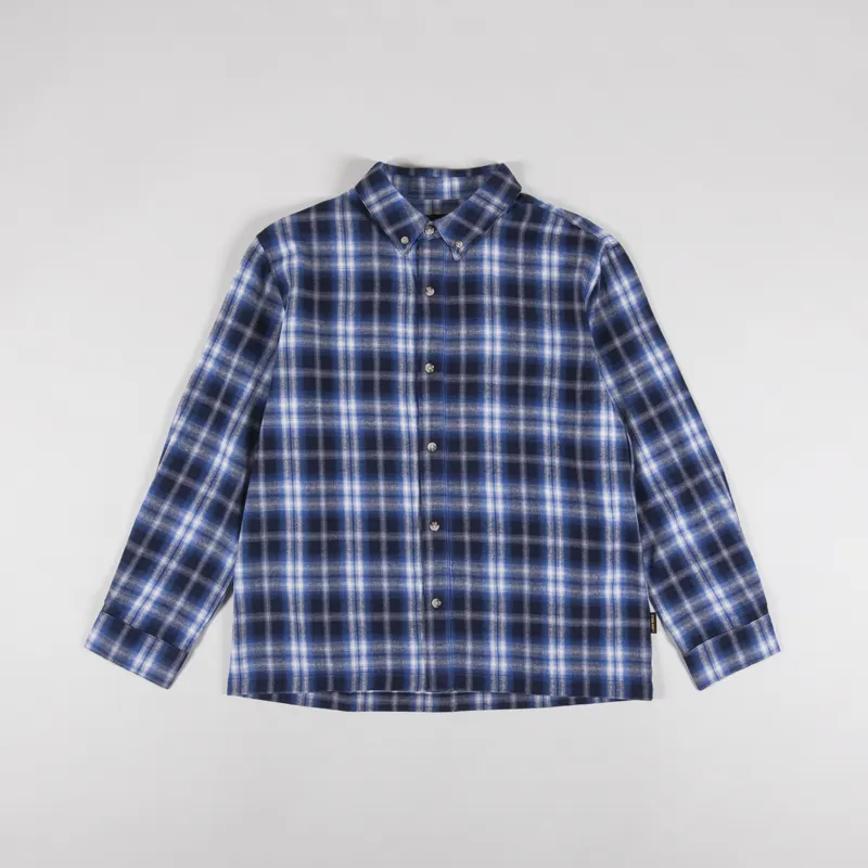 Stan Ray Flannel Shirt Navy Plaid