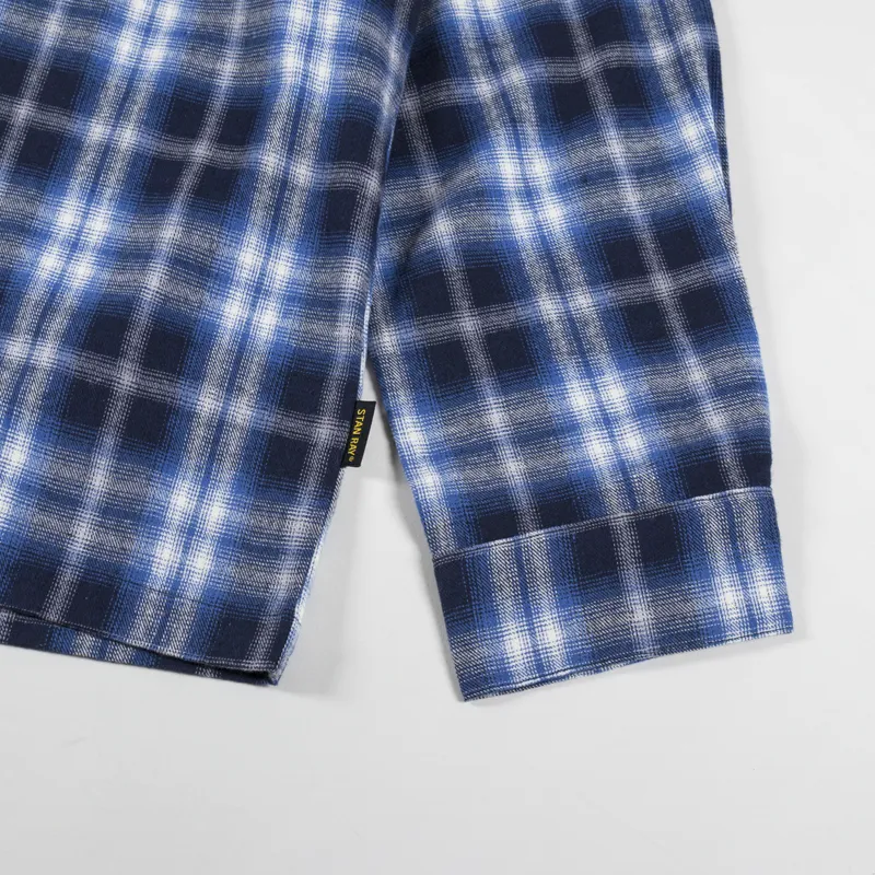 Stan Ray Flannel Shirt Navy Plaid-6