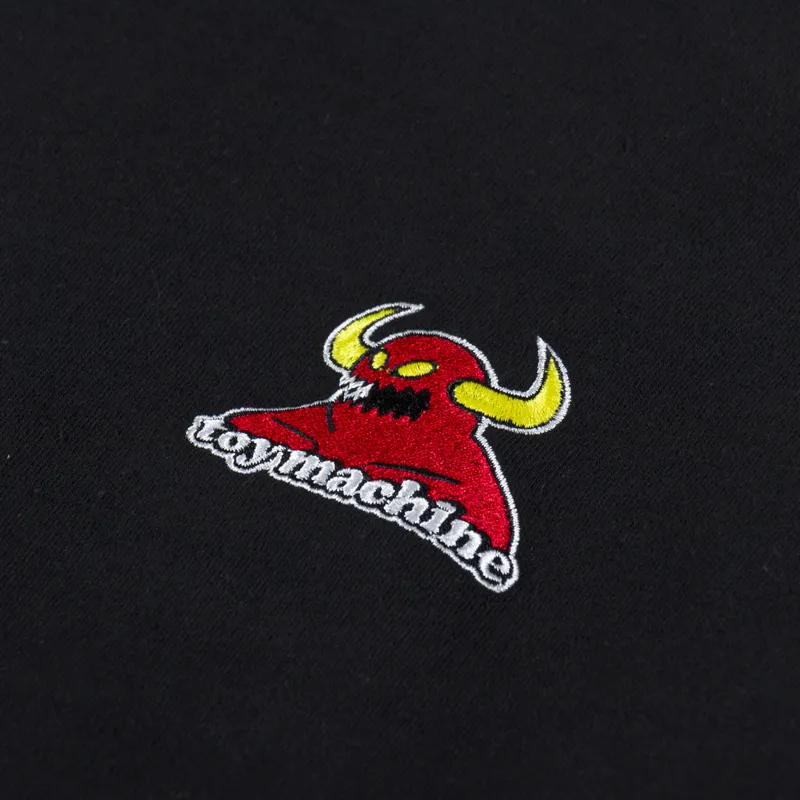 Toy Machine Monster Embroidered Hoodie Black-4
