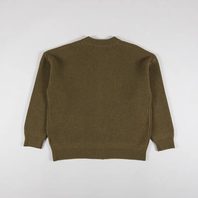 Frizmworks Wool Deck Zip Up Cardigan Cinnamon-2