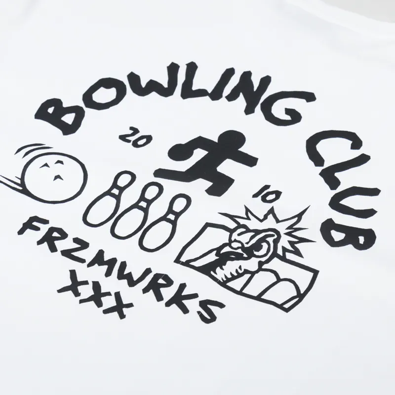Frizmworks XXX Bowling Club T Shirt White-4