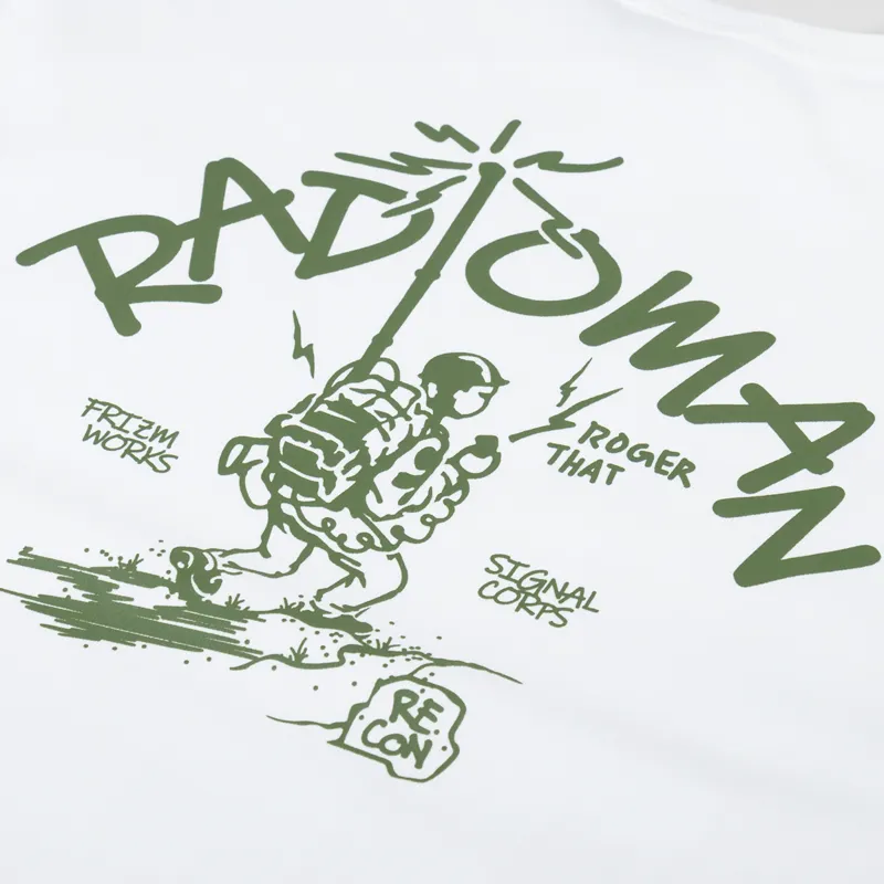 Frizmworks Radio Man T Shirt White-4