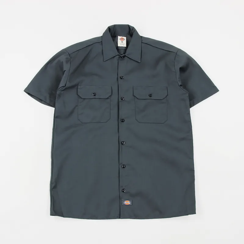 Dickies Short Sleeve Work Shirt Charcoal