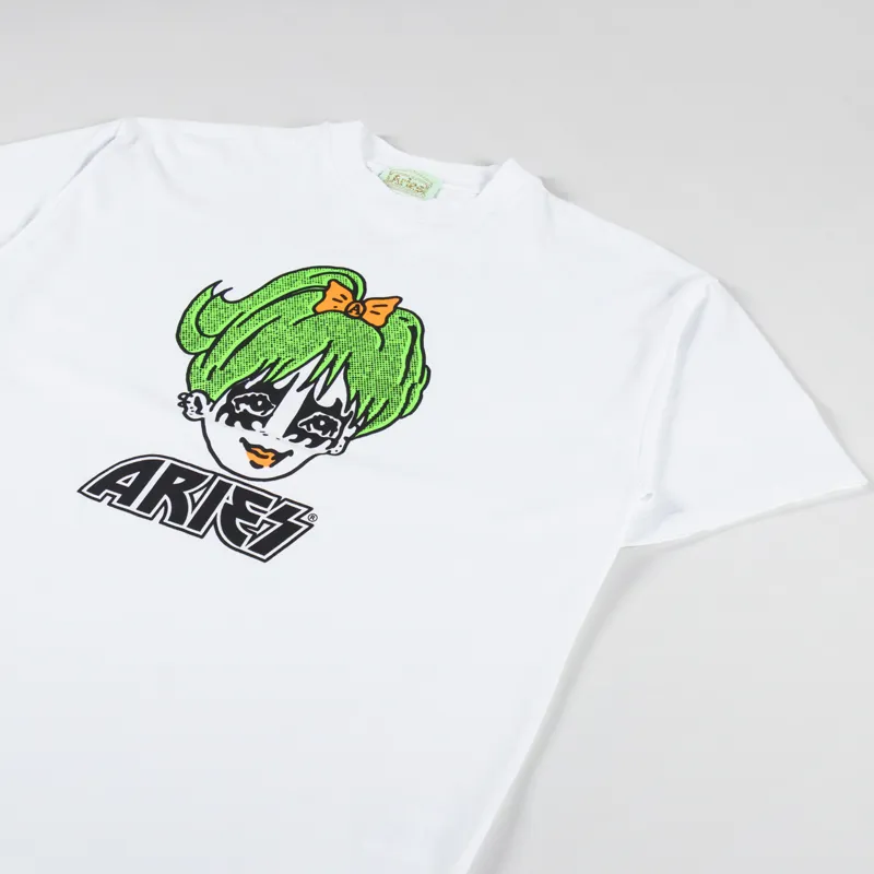 Aries Kiss T Shirt White-1
