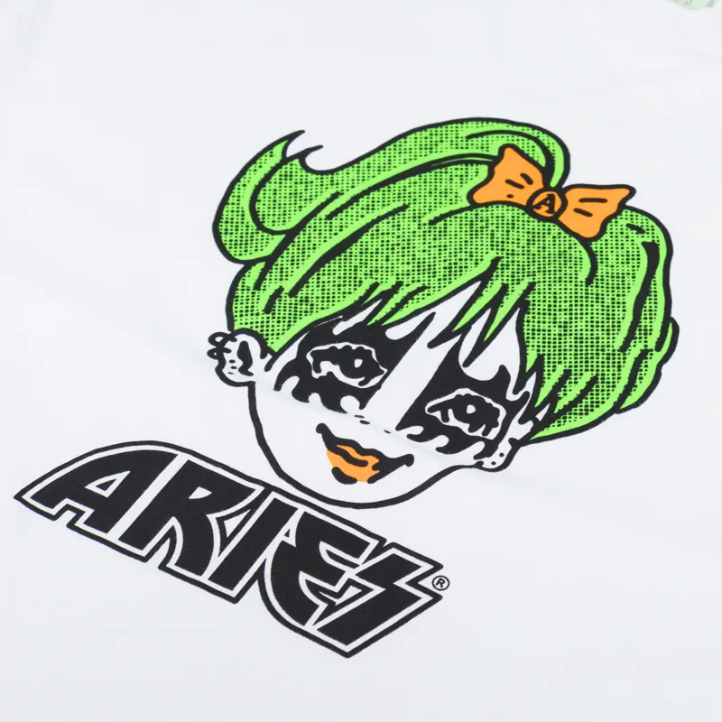 Aries Kiss T Shirt White-2