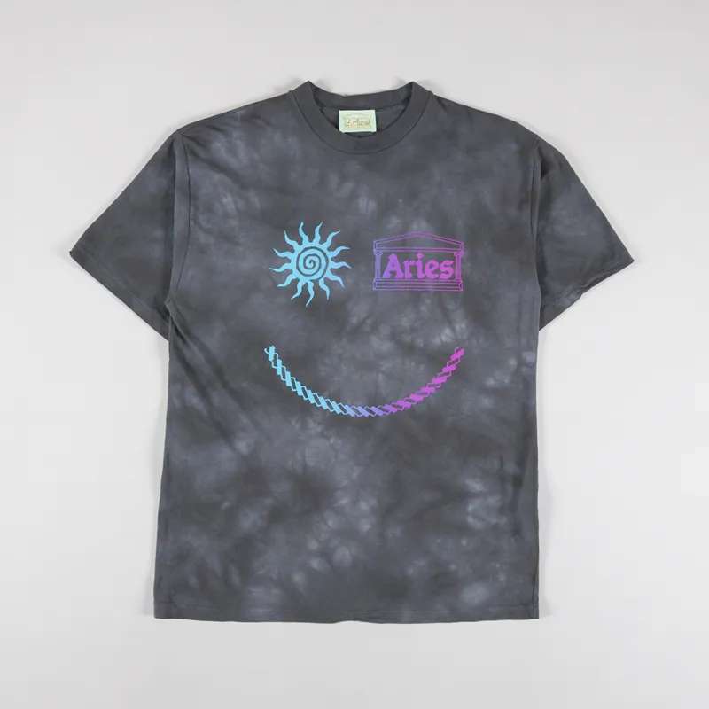 ★ARIES★ U GRUNGE HAPPY DUDE SS TEE GREY GRUNGE HAPPY DUDE Aries Grunge Happy Dude T-shirt | Grey | FARFETCH BN