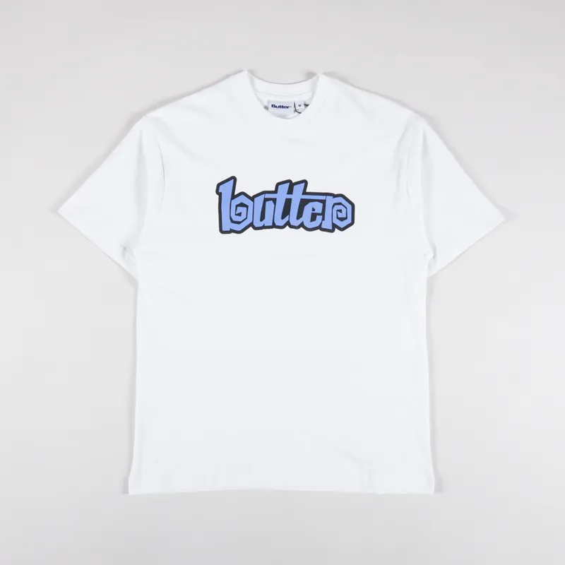 Butter Goods Swirl T Shirt White