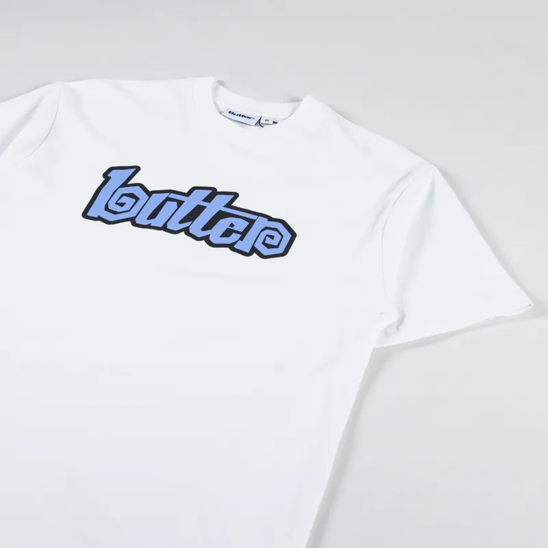 Butter Goods Swirl T Shirt White-1