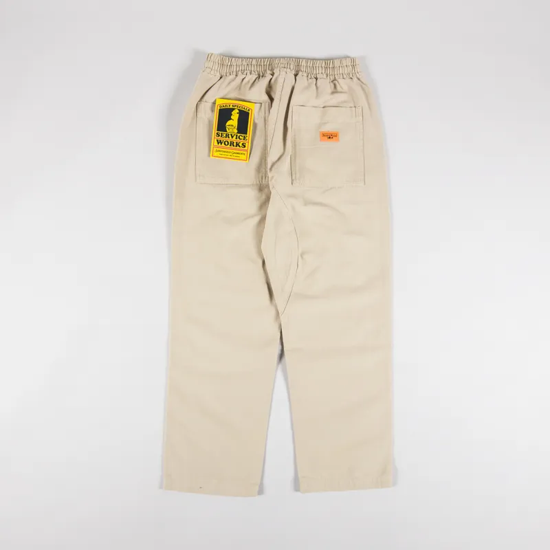 Service Works Classic Canvas Chef Pants Khaki