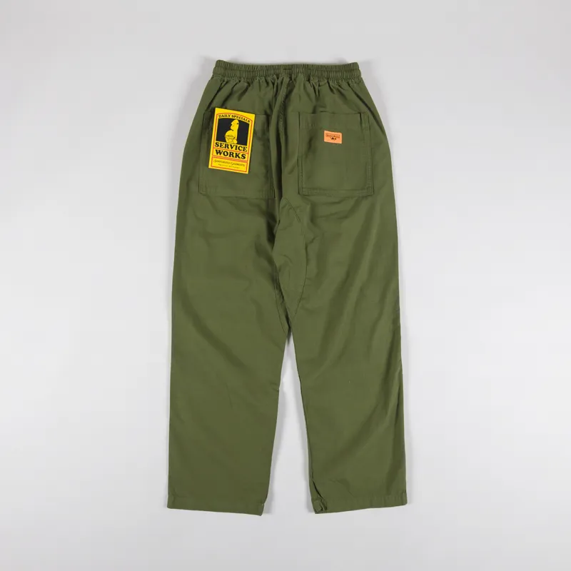 Service Works Ripstop Chef Pants Pesto