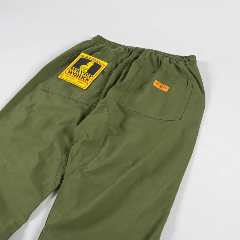 Service Works Ripstop Chef Pants Pesto-3