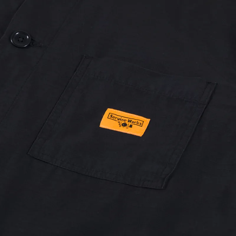 Service Works Ripstop Coverall Jacket Black-4