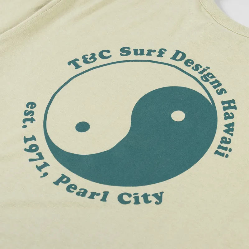 T And C Surf OG Logo T Shirt Used Sage-4