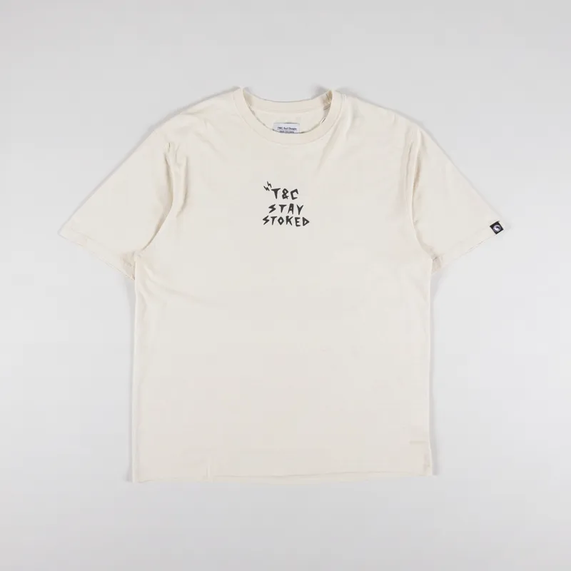 T And C Surf Kenny Flash T Shirt Natural-1