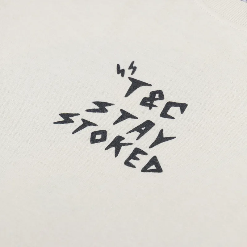 T And C Surf Kenny Flash T Shirt Natural-5