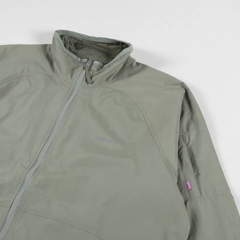Thanks Nylon Track Jacket Olive-2