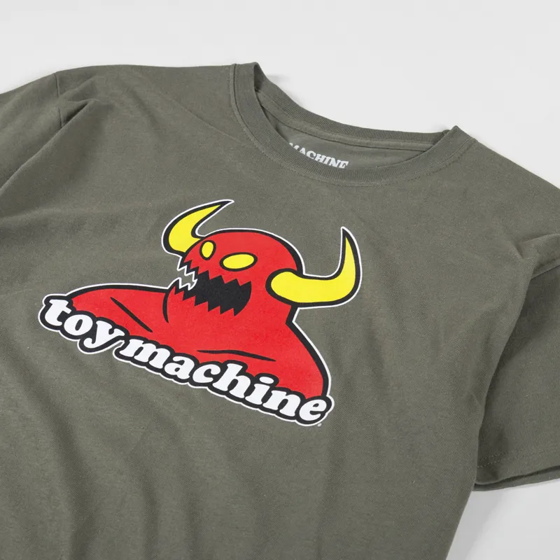 Toy Machine Monster T Shirt Olive-1