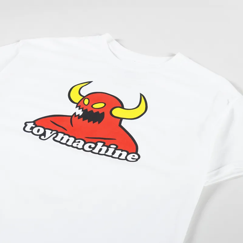 Toy Machine Monster T Shirt White-1