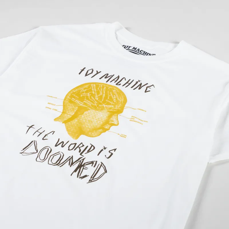 Toy Machine Doomed T Shirt White-1