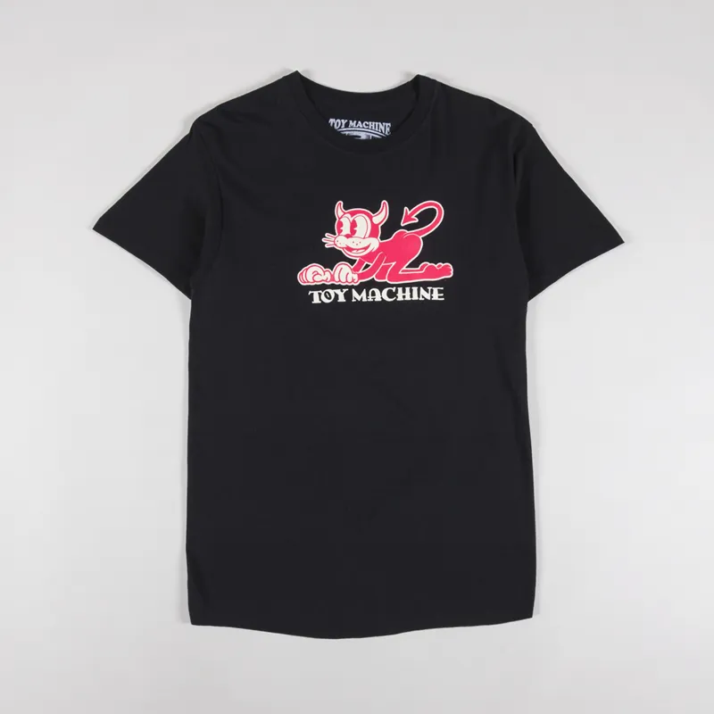 Toy Machine Retro Cat T Shirt Black