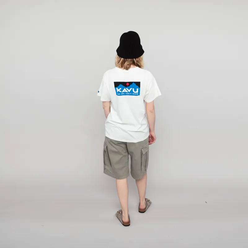 Kavu Womens Forever Kavu T Shirt Off White-3