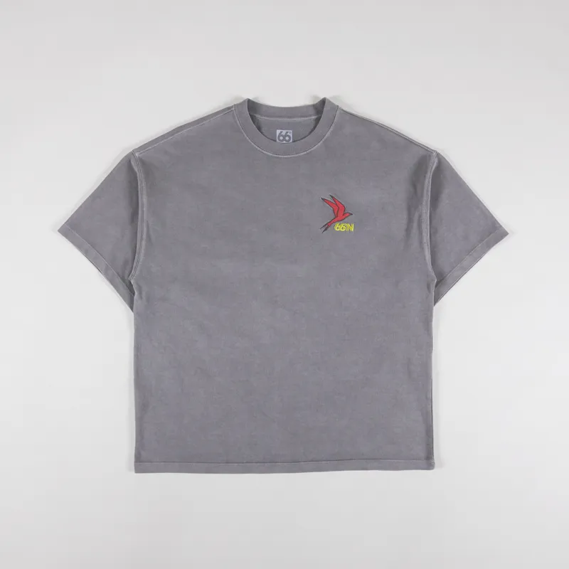 66 North Kria Box T Shirt Solid Grey