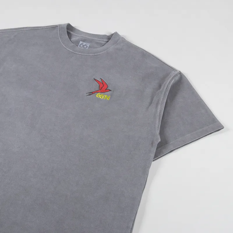 66 North Kria Box T Shirt Solid Grey-1