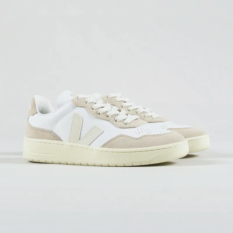 Veja V-90 Leather Shoes Extra White Pierre