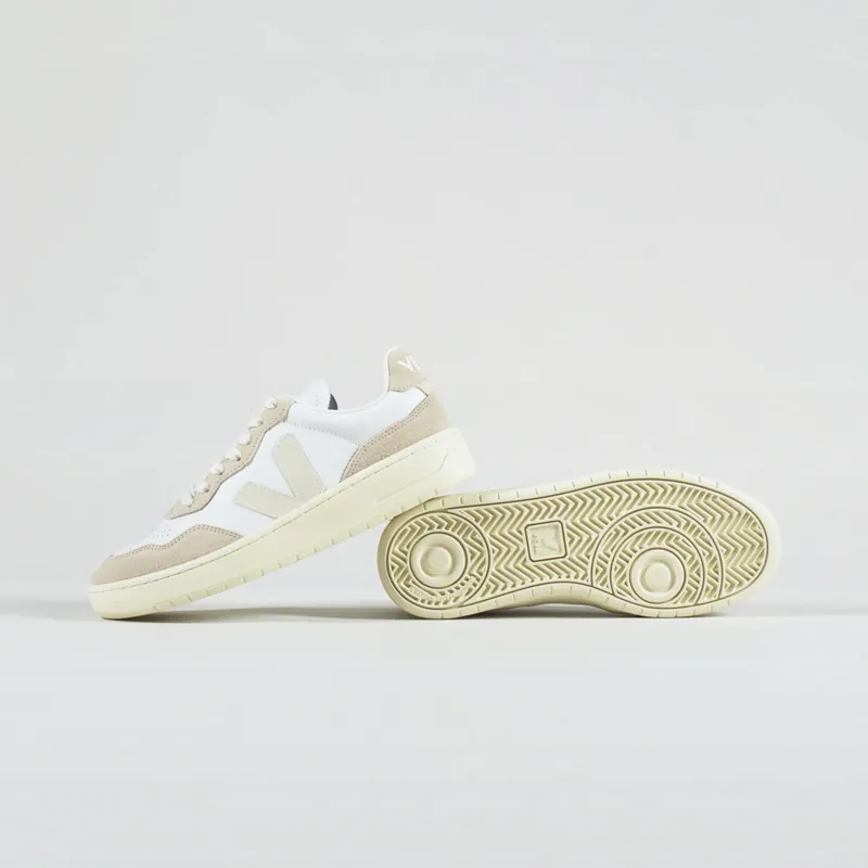 Veja V-90 Leather Shoes Extra White Pierre-2