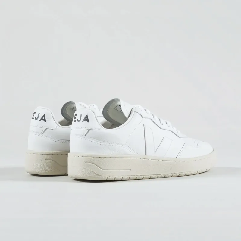Veja V-90 Leather Shoes Extra White-1