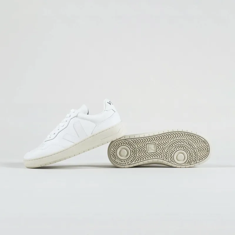 Veja V-90 Leather Shoes Extra White-2