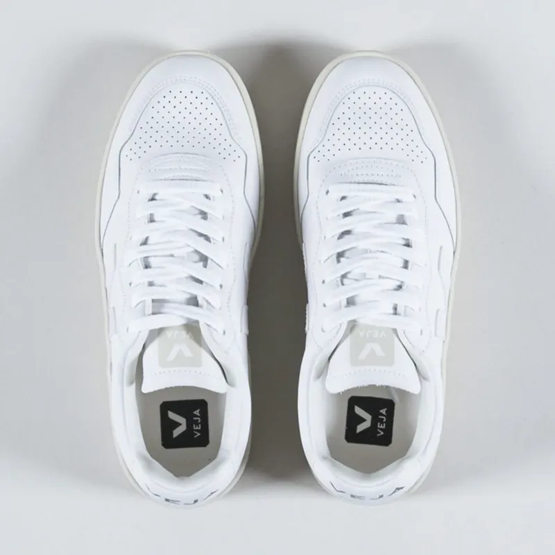 Veja V-90 Leather Shoes Extra White-6