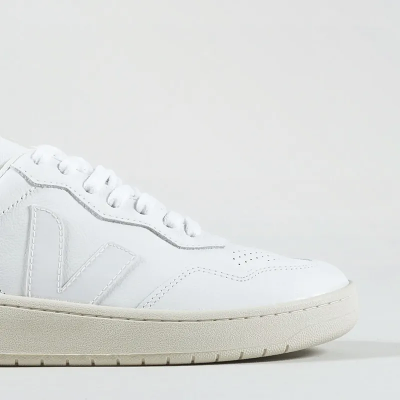 Veja V-90 Leather Shoes Extra White-5