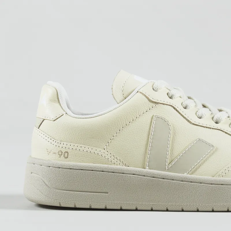 Veja Womens V-90 Leather Shoe Cashew Pierre-5